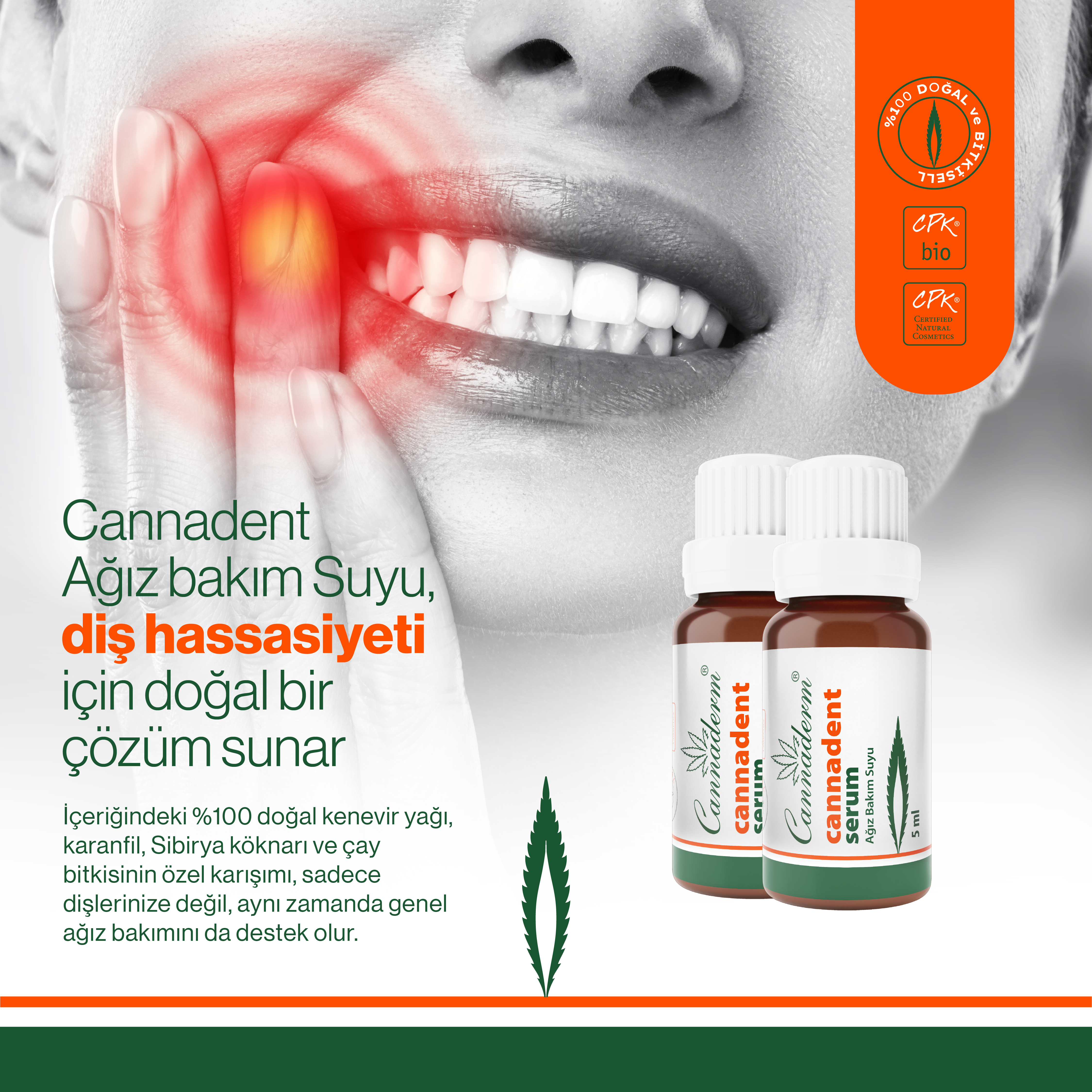 Cannadent Ağız Bakım Suyu 5ml